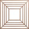 Ekena Millwork Raven Wood Fretwork Pierced Ceiling Medallion, Wood (Paint Grade), 36"OD x 13 1/4"ID x 3/8"T CMWP36X36X0375RAMF - alternate 1